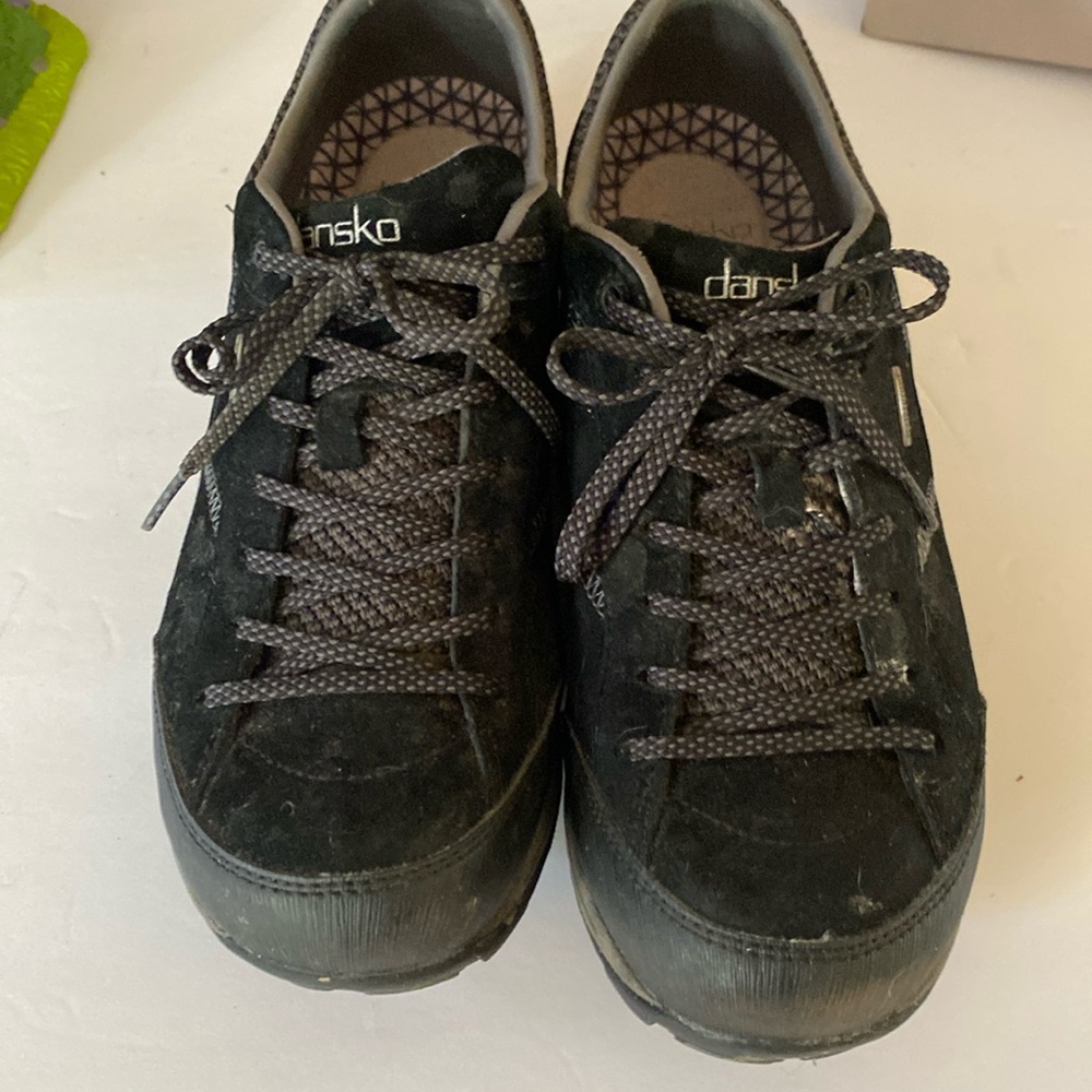 Dansko size 40 black slip resistance waterproof sneakers . Gently worn